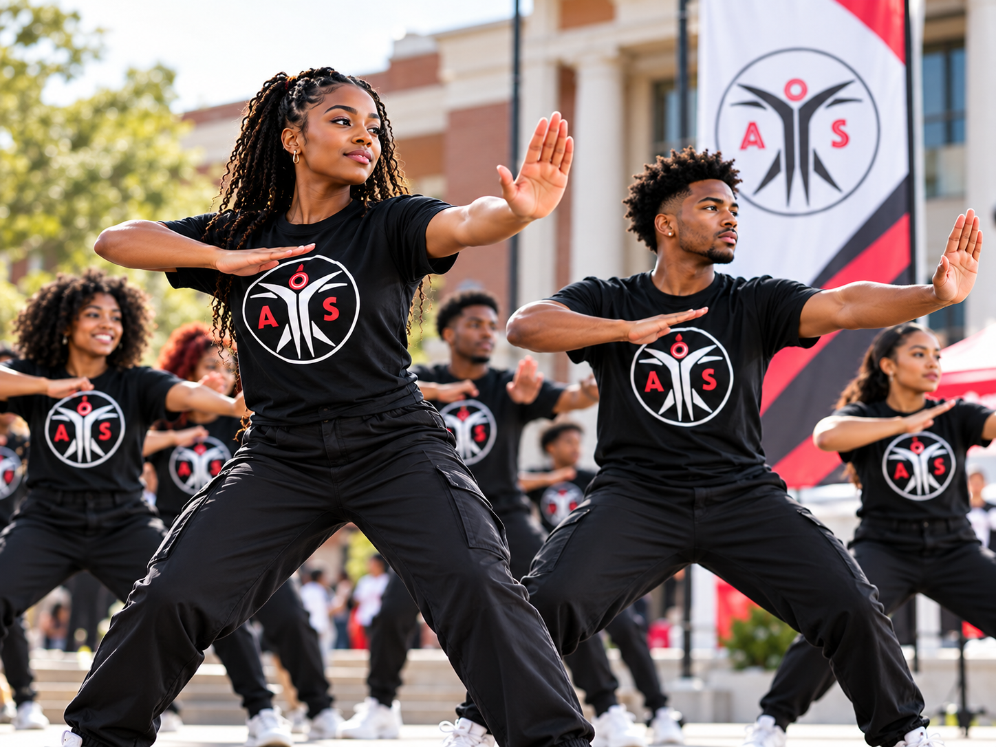 Art of Stepping instructor leading students