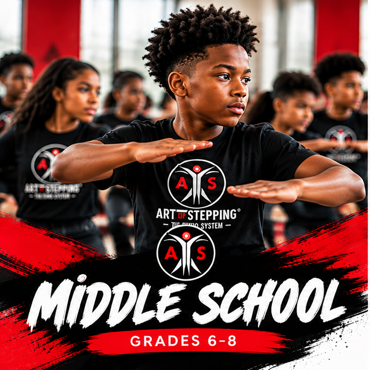 Middle school Art of Stepping program